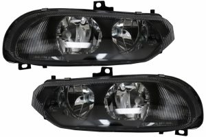 Faruri compatibile cu compatibile cu Alfa Romeo 156 (10.1997 - 06.2003) Black