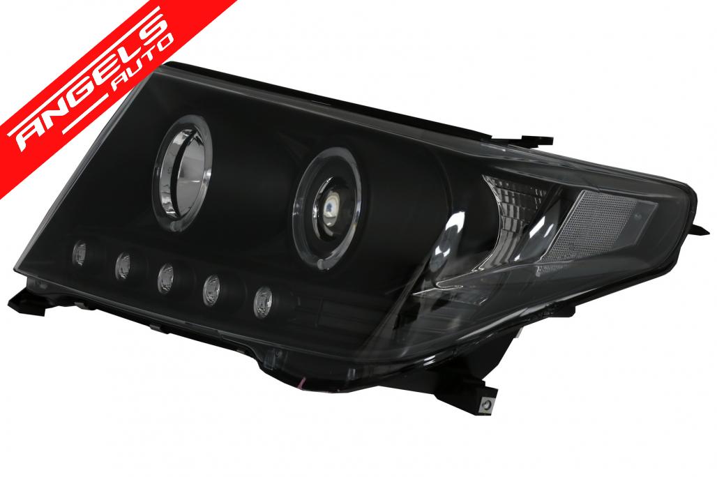 Faruri compatibile cu Toyota Land CruiserFJ200 (2008-2012) Look Negru - imagine 3