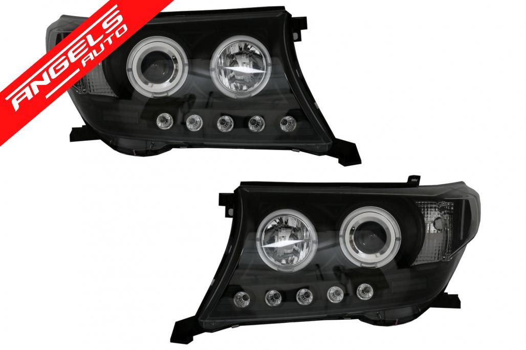 Faruri compatibile cu Toyota Land CruiserFJ200 (2008-2012) Look Negru