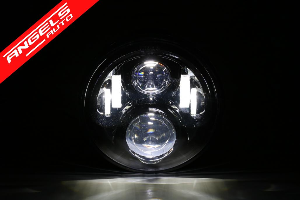 Far Motocicleta 65W 7 inch IP67 H4 LED compatibil cu Honda Hornet VTR250 - imagine 4
