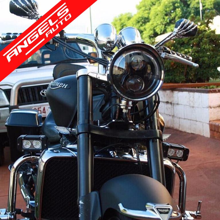 Far Motocicleta 65W 7 inch IP67 H4 LED compatibil cu Honda Hornet VTR250 - imagine 6