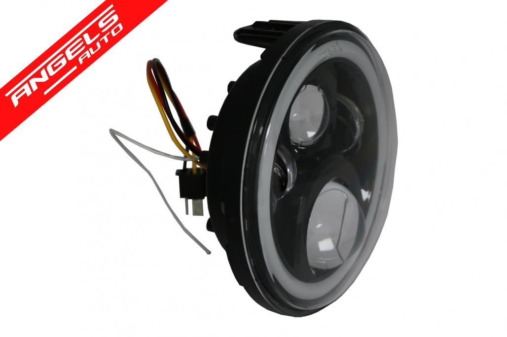 Far Motocicleta 75W 7 inch IP67 H4 LED compatibil cu Honda VTR250 - imagine 2
