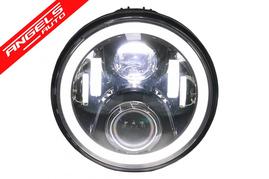 Far Motocicleta 75W 7 inch IP67 H4 LED compatibil cu Honda VTR250 - imagine 4