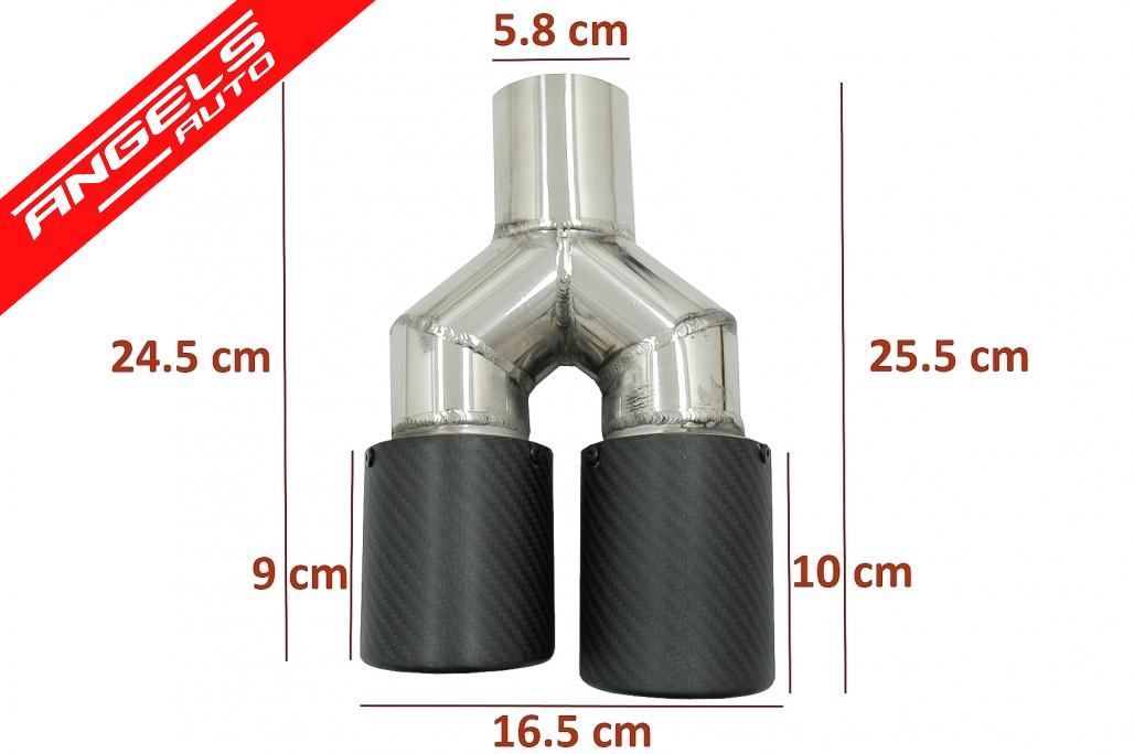 Difuzor Spate cu Toba compatibil cu BMW Seria 4 F32 F33 F36 (2013-2019) M Look - imagine 7