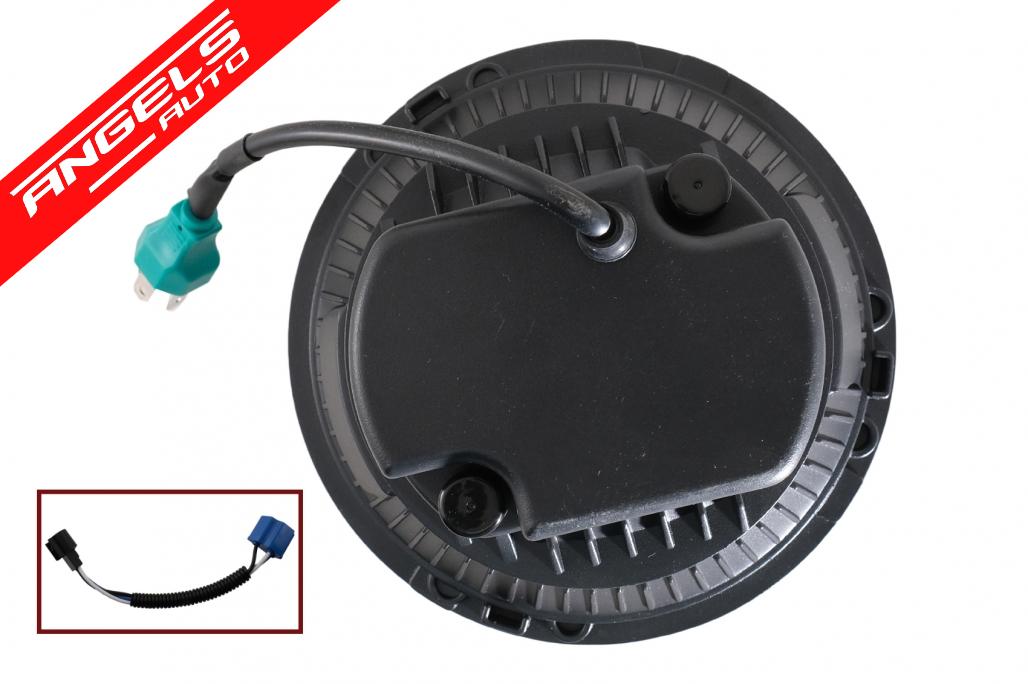 Faruri Full LED CREE Dublu Proiector compatibile cu Jeep Wrangler JK TJ Defender W463 - imagine 6