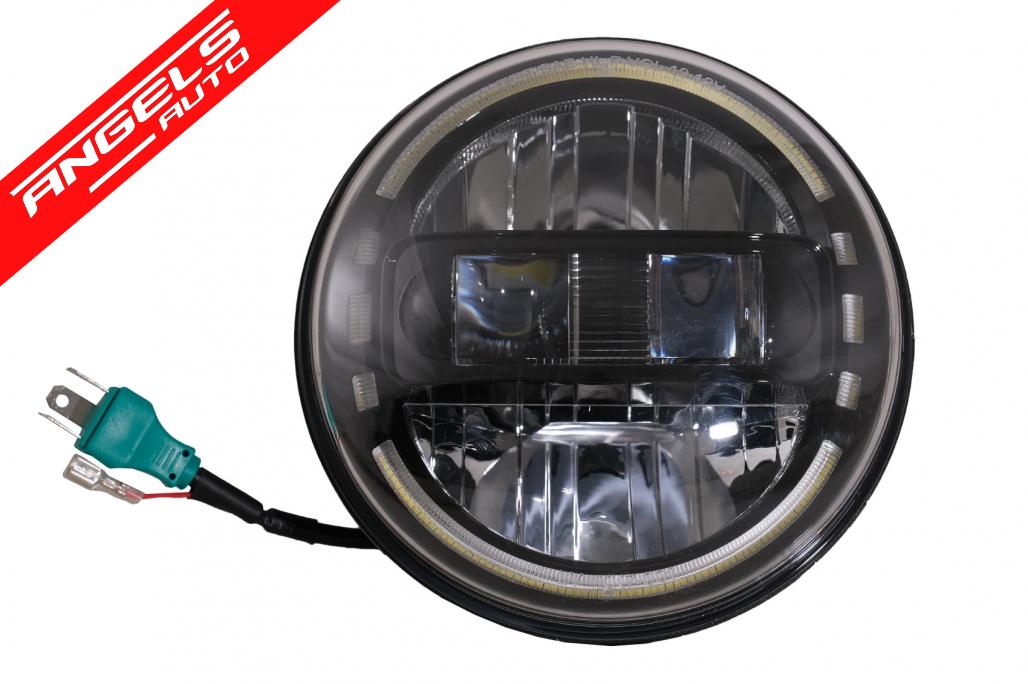 Faruri Full LED CREE Dublu Proiector compatibile cu Jeep Wrangler JK TJ Defender W463 - imagine 8