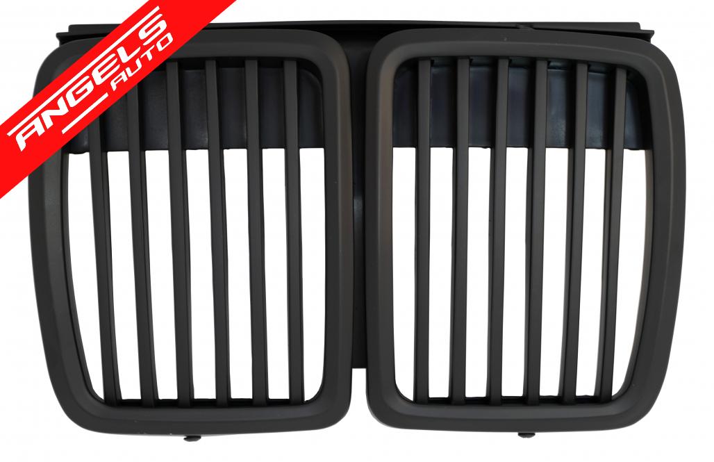 Grila Centrala compatibila cu BMW Seria 3 E30 (1982-1994) Negru Mat