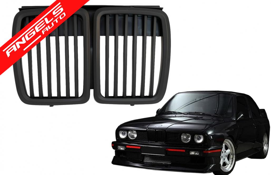 Grila Centrala compatibila cu BMW Seria 3 E30 (1982-1994) Negru Mat - imagine 8