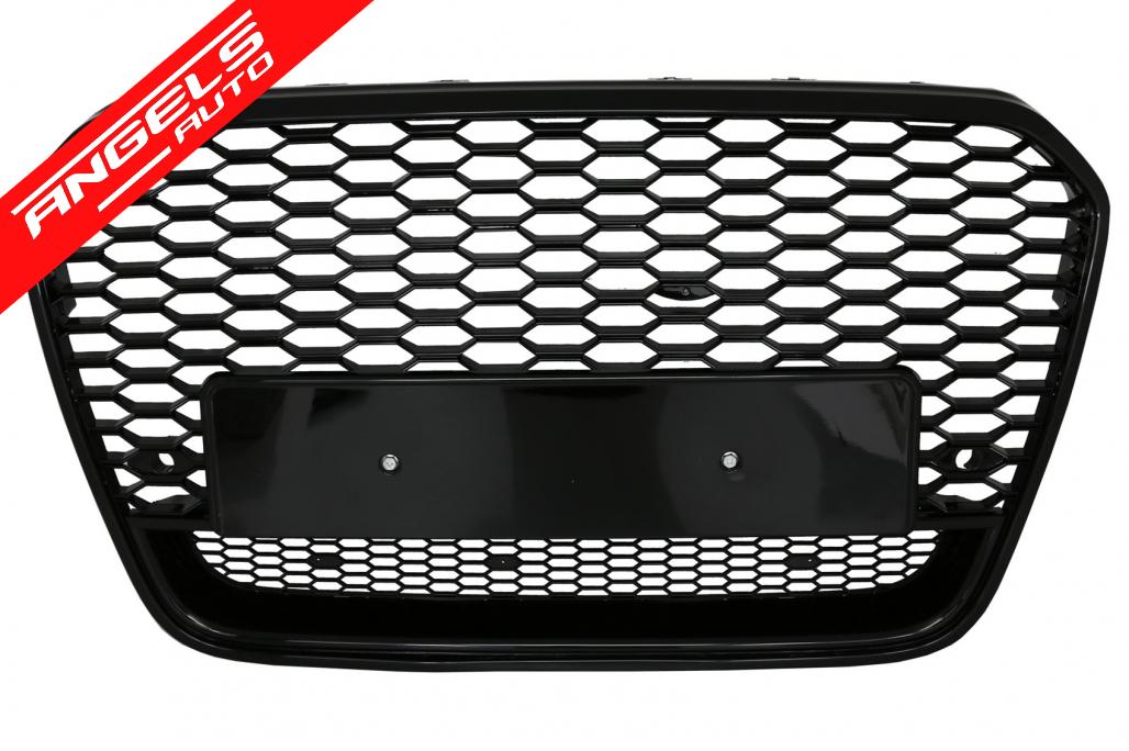 Grila compatibila cu Audi A6 C7 4G Pre-Facelift (2011-2014) RS6 Look Negru