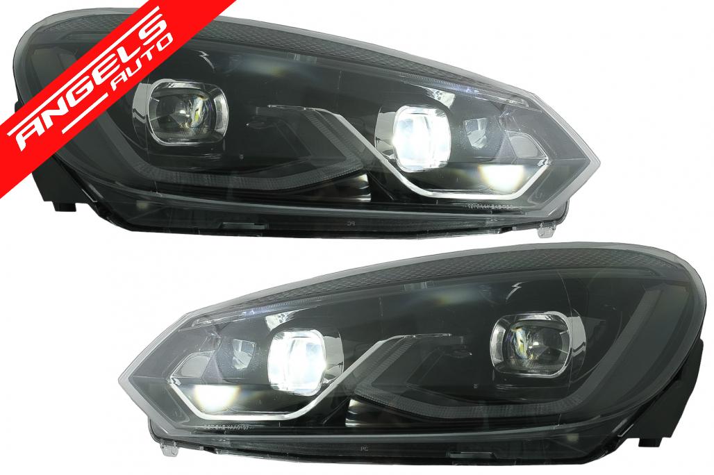 Faruri LED compatibile cu VW compatibile cu Golf 6 VI (2008-2013) conversie compatibile cu Golf 8 Design - imagine 6