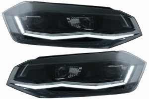 Faruri LED compatibile cu VW Polo AW MK6 (2018-up) Semnal Dinamic Secvential