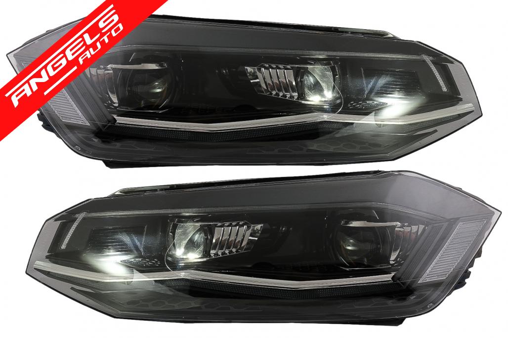 Faruri LED compatibile cu VW Polo AW MK6 (2018-up) Semnal Dinamic Secvential - imagine 4