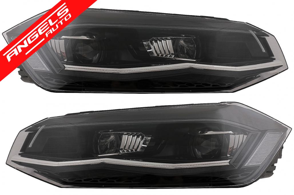 Faruri LED compatibile cu VW Polo AW MK6 (2018-up) Semnal Dinamic Secvential - imagine 6