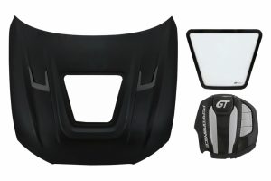 Capota Otel Inoxidabil cu Capac Motor compatibila cu Audi A6 C7 4G (2012-up) GT Look