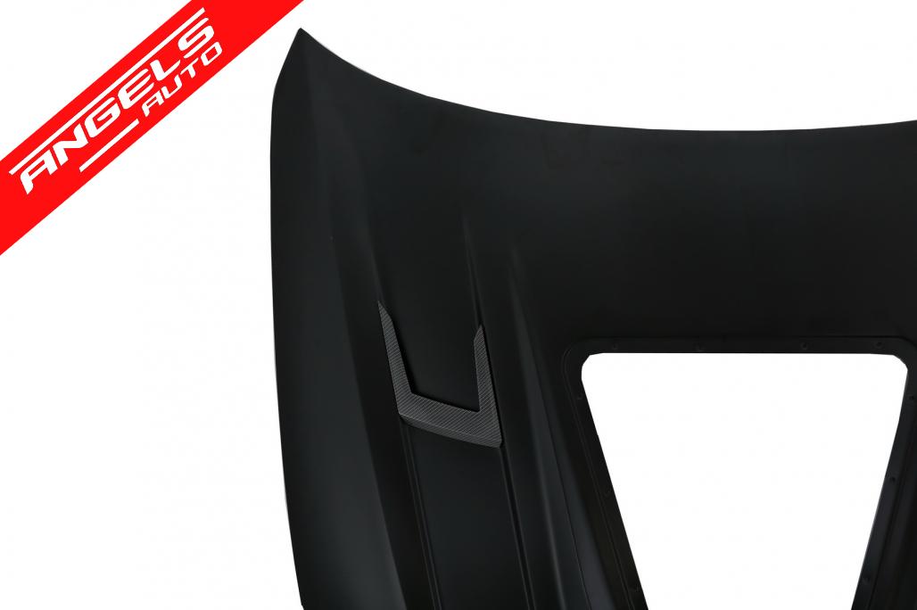 Capota Otel Inoxidabil cu Capac Motor compatibila cu Audi A6 C7 4G (2012-up) GT Look - imagine 3