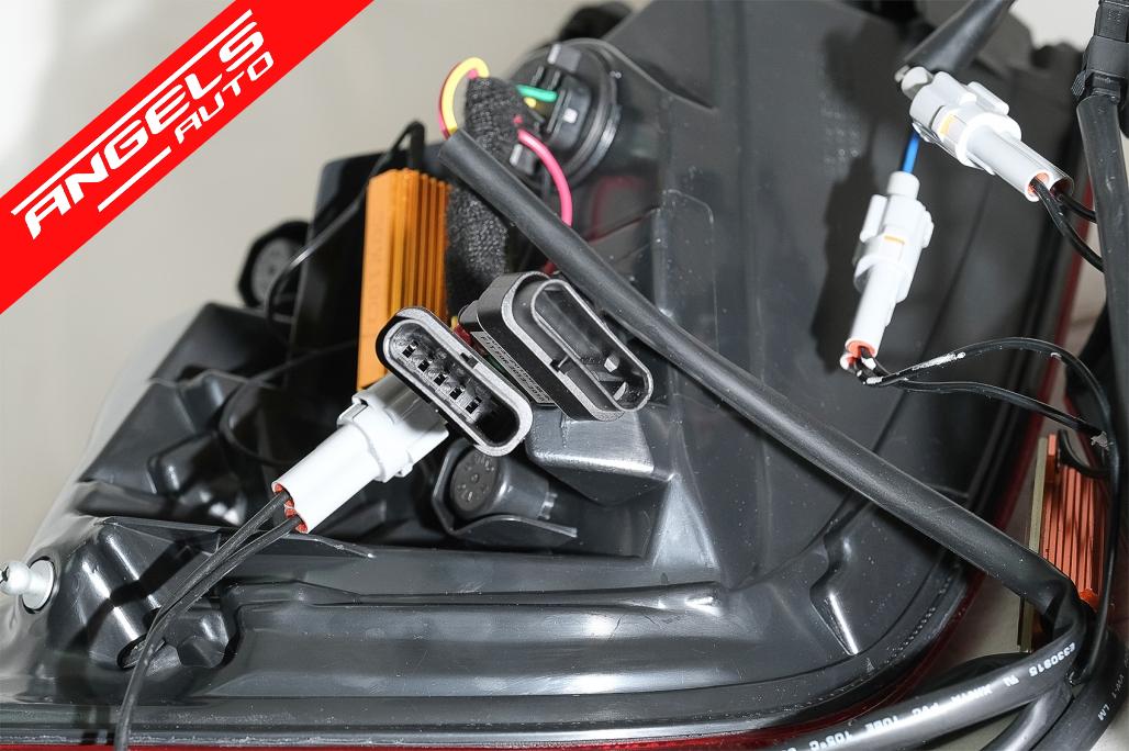 Stopuri OLED compatibile cu BMW Seria 3 F30 (2011-2019) F35 F80 Rosu Clar M4 Look - imagine 7