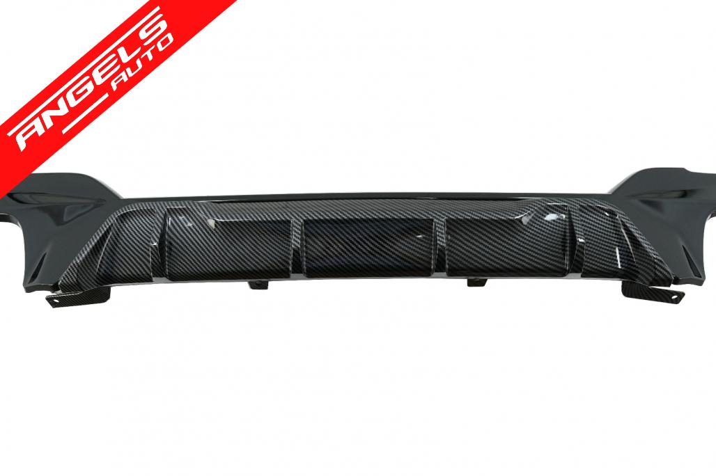 Difuzor Bara Spate compatibil cu BMW G20 G28 G21 2019+ M340i M Look Inserie Carbon - imagine 4