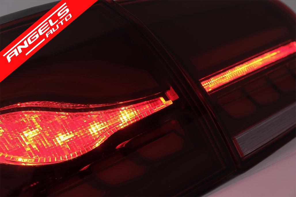 Stopuri Full LED compatibile cu VW compatibile cu Golf 6 VI (2008-2013) Fumuriu cu Semnal Dinamic - imagine 5