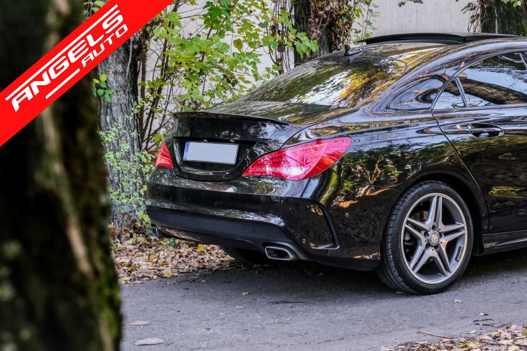 Eleron Portbagaj compatibil cu Mercedes CLA C117 W117 (2013-2018) Negru Lucios - imagine 4