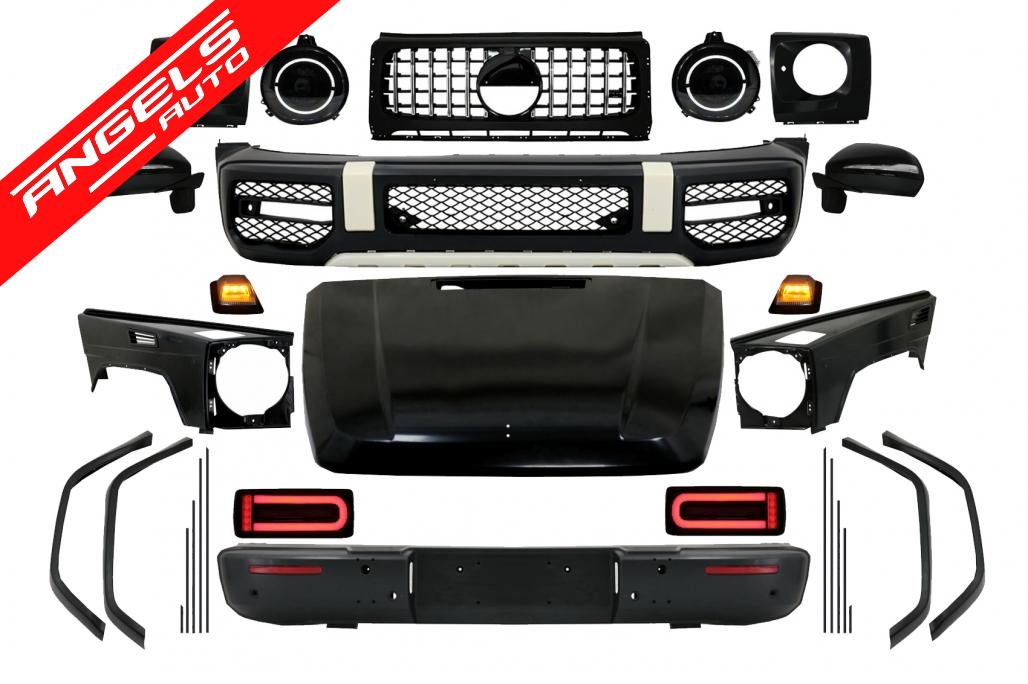 Pachet Exterior compatibil cu Mercedes W463 G-Class (1989-2018) 2018+ G63 Look