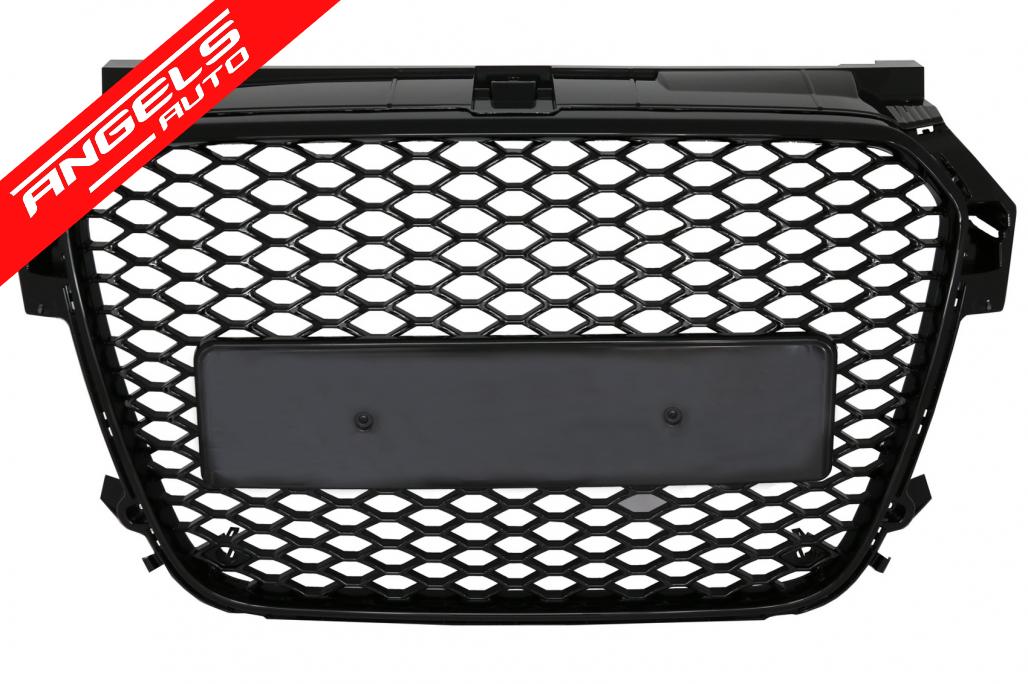 Grilă Centrala compatibila cu Audi A1 8X (2010-2014) RS1 Look Negru Lucios
