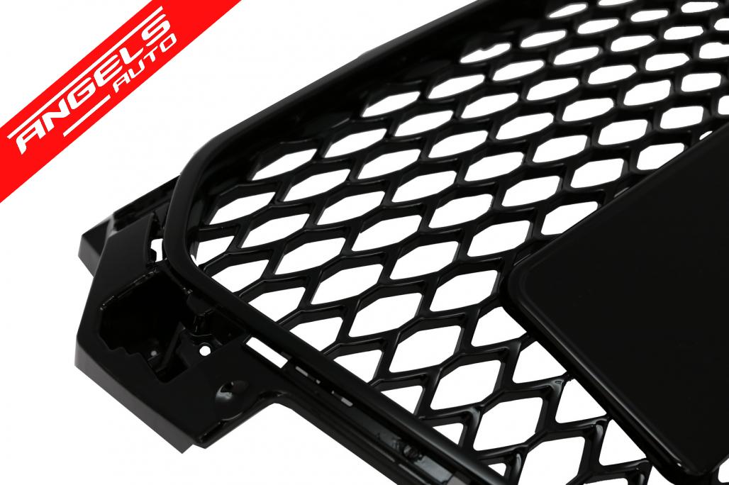 Grilă Centrala compatibila cu Audi A1 8X (2010-2014) RS1 Look Negru Lucios - imagine 3