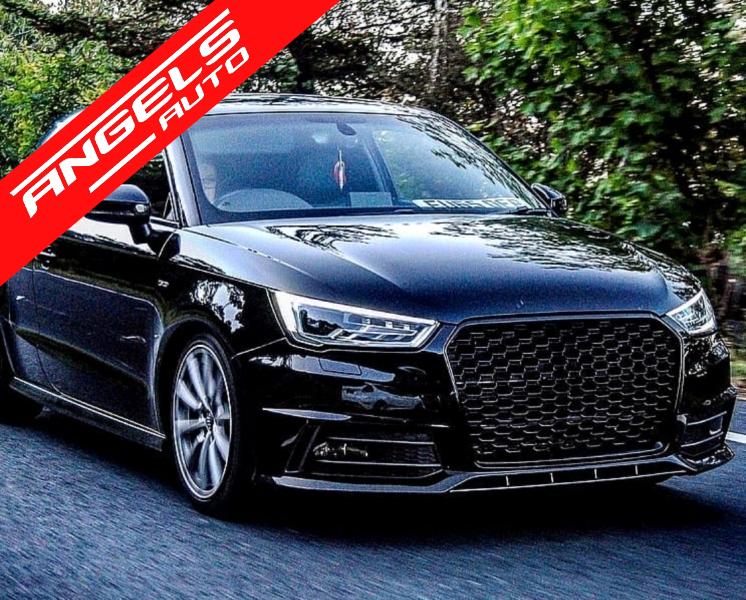 Grilă Centrala compatibila cu Audi A1 8X (2010-2014) RS1 Look Negru Lucios - imagine 6