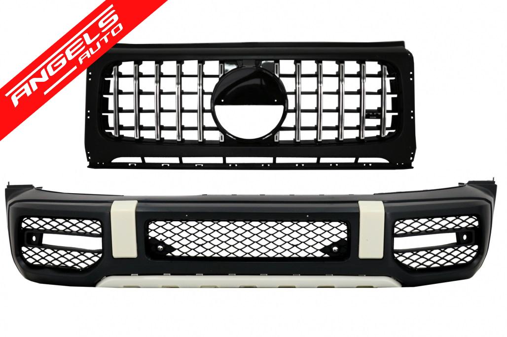 Pachet Exterior compatibil cu Mercedes W463 G-Class (1989-2018) 2018+ G63 Look - imagine 2