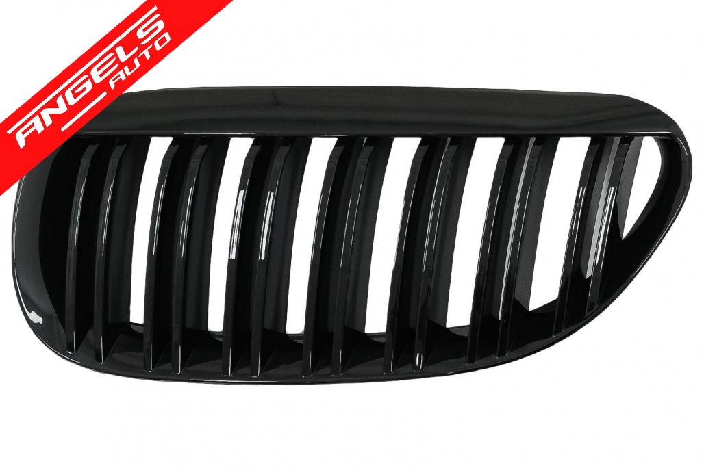 Grile compatibile cu BMW Seria 6 E63 E64 (2004-2010) M Look Negru Lucios - imagine 2