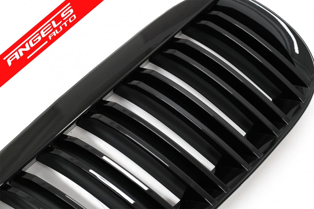 Grile compatibile cu BMW Seria 6 E63 E64 (2004-2010) M Look Negru Lucios - imagine 3