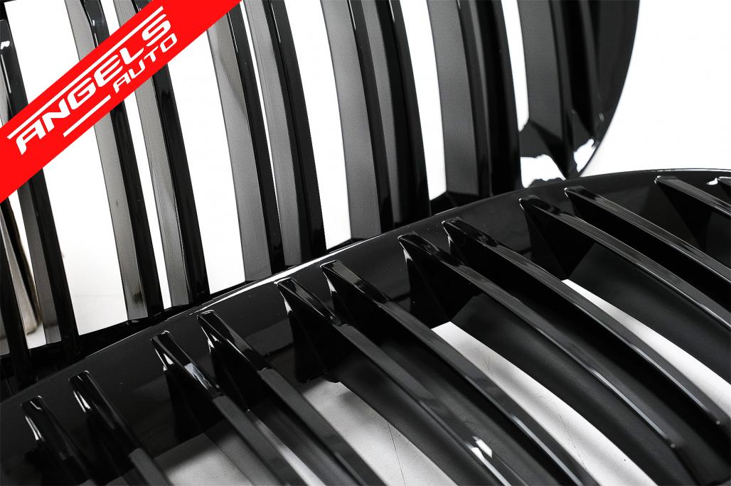 Grile compatibile cu BMW Seria 6 E63 E64 (2004-2010) M Look Negru Lucios - imagine 6
