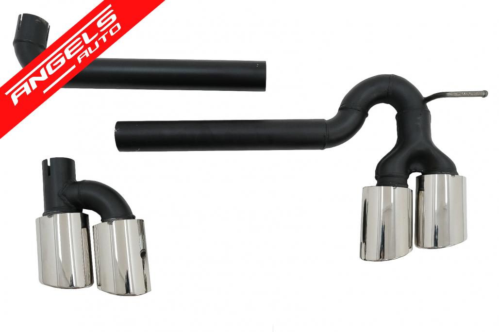 Sistem de evacuare compatibil cu Audi A3 8V Sedan / Cabrio (2012-2019) Sport Look - imagine 3