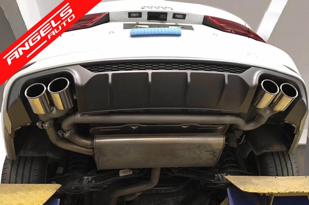 Sistem de evacuare compatibil cu Audi A3 8V Sedan / Cabrio (2012-2019) Sport Look - imagine 7