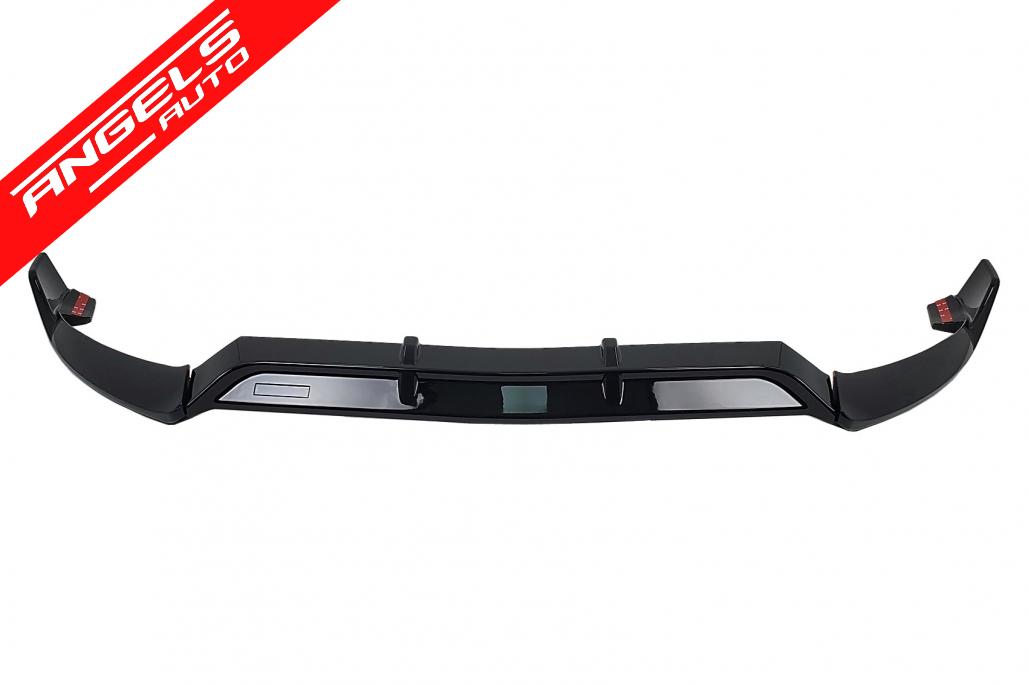 Prelungire Bara Fata compatibila cu Mercedes C-Class W205 S205 A205 C205 (2014-2019) Negru Lucios - imagine 3