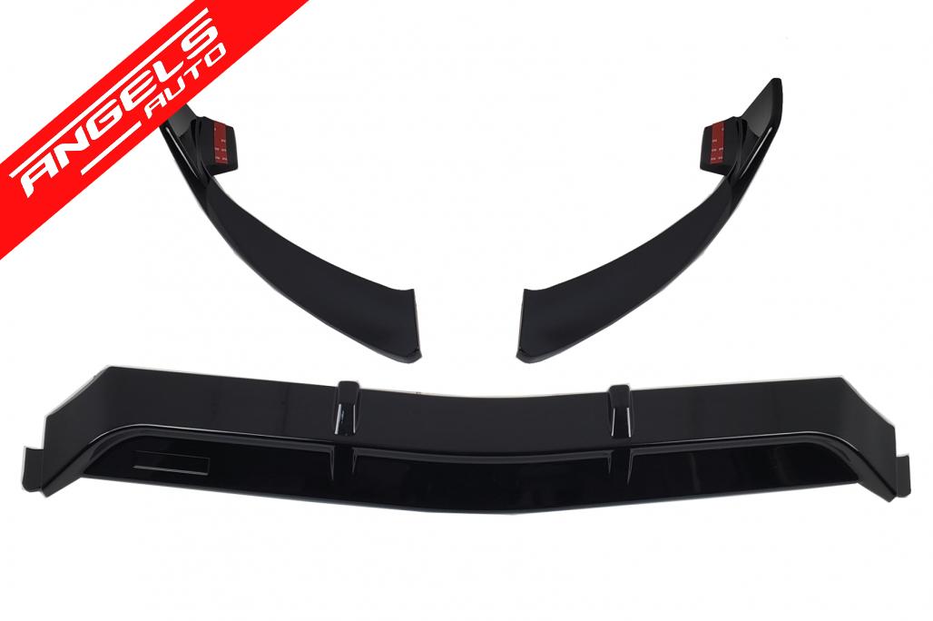 Prelungire Bara Fata compatibila cu Mercedes C-Class W205 S205 A205 C205 (2014-2019) Negru Lucios - imagine 11
