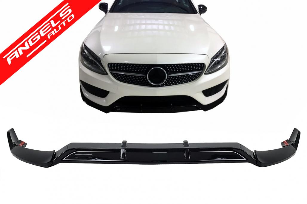 Prelungire Bara Fata compatibila cu Mercedes C-Class W205 S205 A205 C205 (2014-2019) Negru Lucios