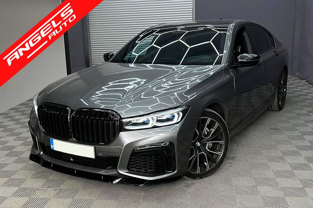 Prelungire Bara Fata compatibila cu BMW Seria 7 G11 G12 LCI M-Sport (02.2019-up) Negru Lucios - imagine 9