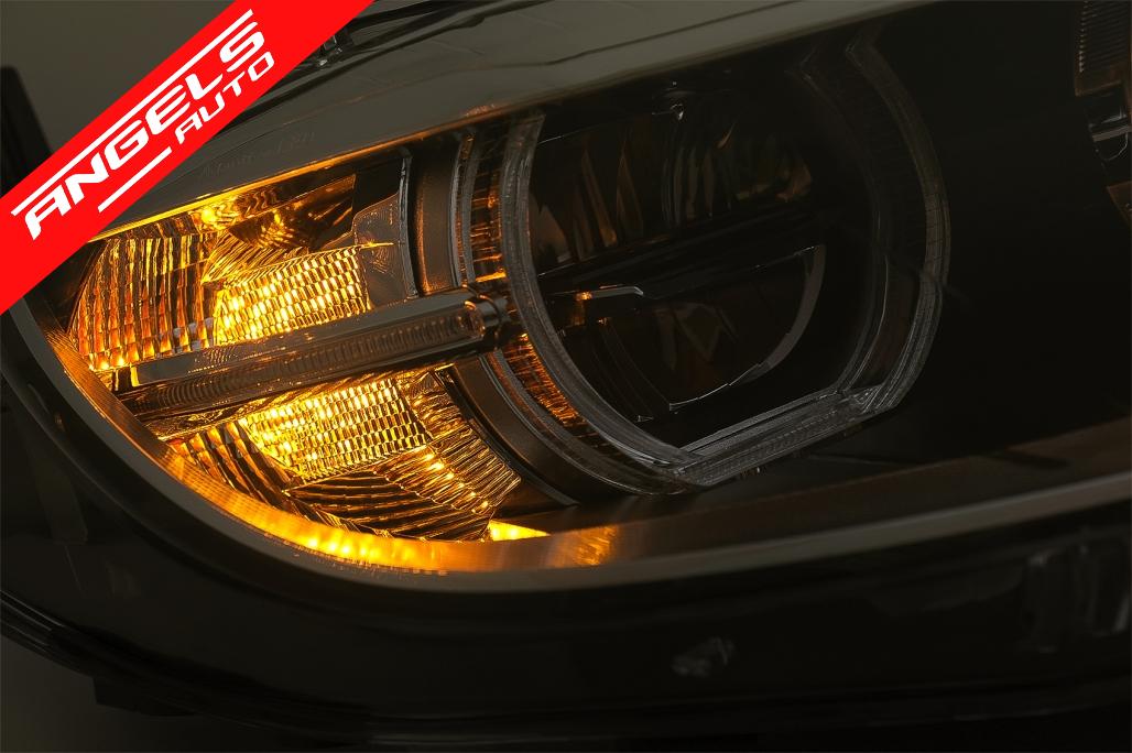 Faruri Angel Eyes 3D Dual Rims LED DRL compatibile cu BMW X6 E71 (2008-up) - imagine 6