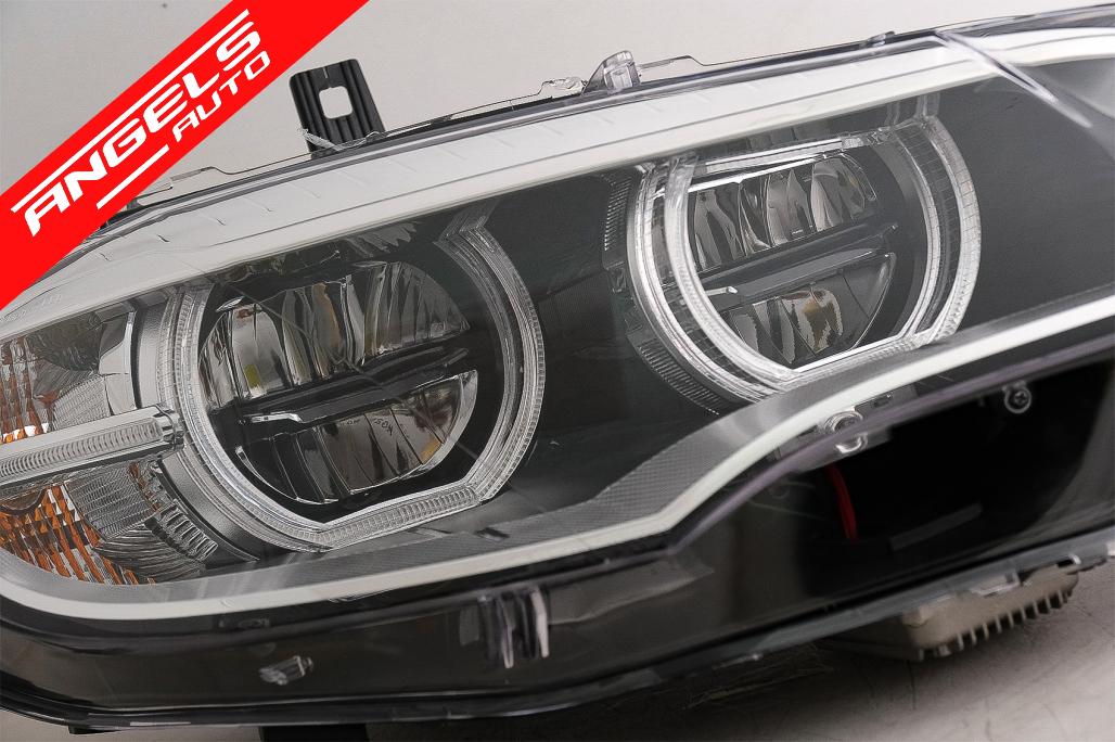 Faruri Angel Eyes 3D Dual Rims LED DRL compatibile cu BMW X6 E71 (2008-up) - imagine 7