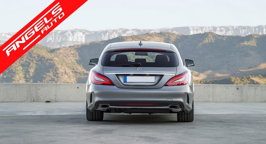 Difuzor Dublu compatibil cu Mercedes CLS Sedan W218 (2011-up) Bara Standard - imagine 7