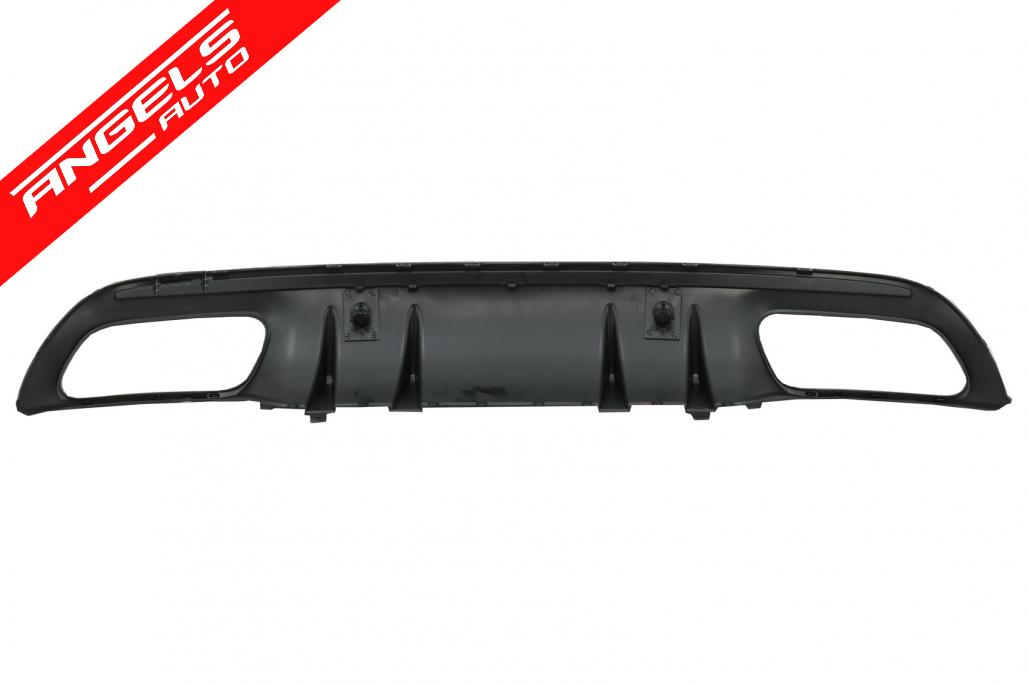 Difuzor bara spate compatibil cu Mercedes C-Class W205 S205 C43 Look Negru Lucios - imagine 6