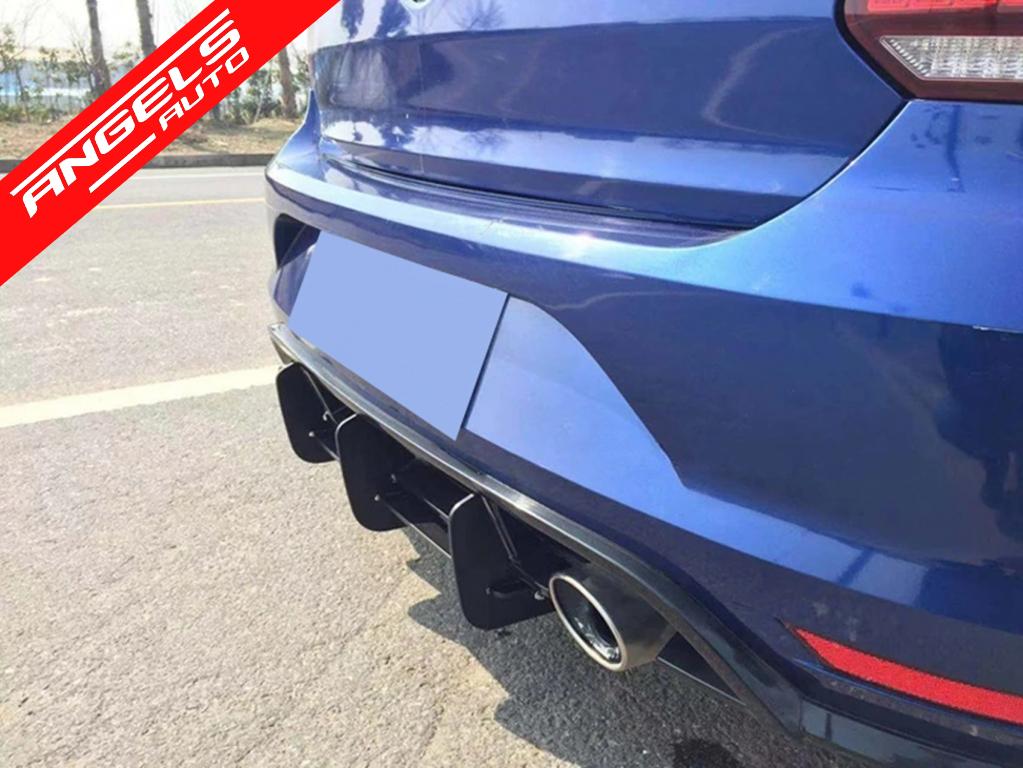 Extensie Prelungire Difuzor Bara Spate compatibila cu VW Polo 6R GTI (2011-2018) - imagine 6