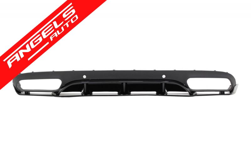 Difuzor Bara Spate compatibil cu Mercedes C-Class C205 A205 C63 Look Negru Lucios