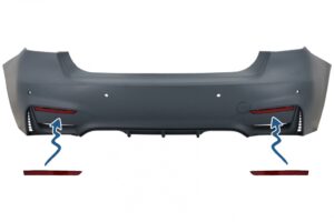 Reflectorizanti compatibili cu BMW  Seria 3 F30 (2011-2019) Bara Spate M3 Look