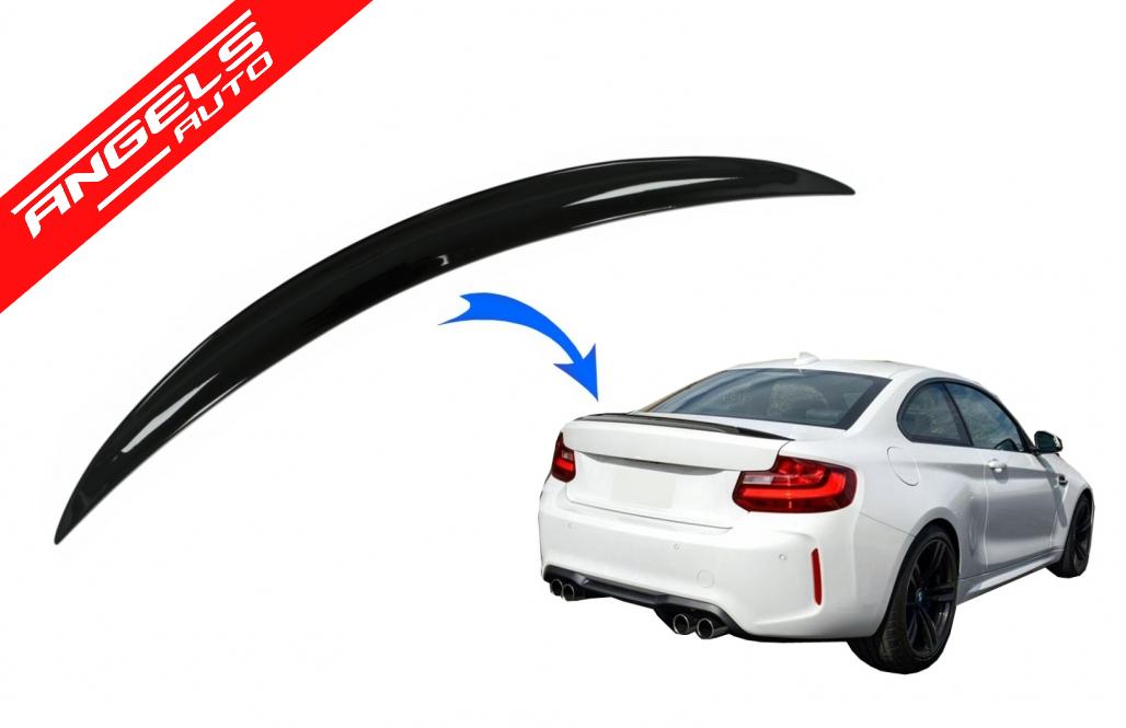 Eleron Portbagaj compatibil cu BMW F22 F87 Coupe (2012-2019) Negru Lucios - imagine 8