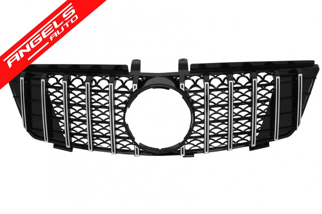 Grila compatibila cu Mercedes ML W164 (2005-2008) Negru Crom GTR Panamericana Design