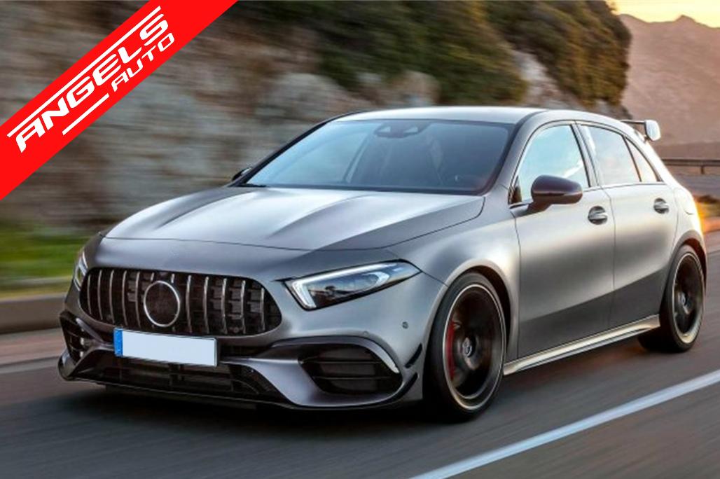 Lip Bara Fata compatibil cu Mercedes A-Class W177 (04.2018-up) A45S Look - imagine 11