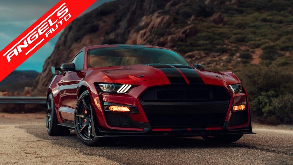 Bara Fata compatibila cu Ford Mustang Mk6 VI Generatia 6 Facelift (2018-2019) GT500 Look - imagine 7