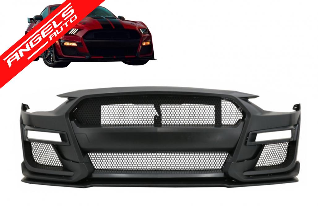 Bara Fata compatibila cu Ford Mustang Mk6 VI Generatia 6 Facelift (2018-2019) GT500 Look - imagine 8