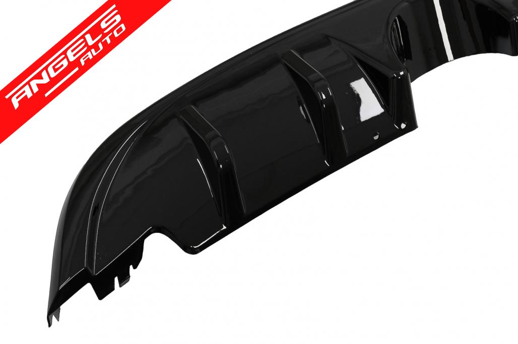 Difuzor Bara Spate compatibil cu VW Golf 6 VI (2008-2012) R20 Look - imagine 6